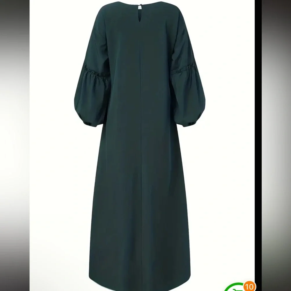 COPY - Elegant Green Maxi Dress - Picture 3 of 7
